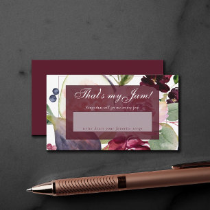 Carte D'accompagnement Figues florissantes Demandes Russes de chanson F