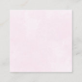 Carte D'accompagnement Fille aquarelle Rainbow Diaper Raffle (Dos)