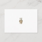 Carte D'accompagnement Fillette mignonne Enclosure de tirage au sort de c (Dos)