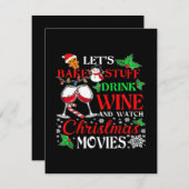 Carte D'accompagnement Film de Noël (Devant / Derrière)