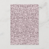 Carte D'accompagnement Flamant rose de Parties scintillant rose tropical (Dos)