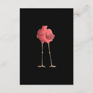 Carte D'accompagnement Flamant rose sans tête cool cadeaux costumes d'Hal