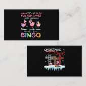 Carte D'accompagnement Flamingo | Flaming Bingo Funny (Devant / Derrière)