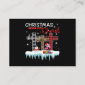 Carte D'accompagnement Flamingo Flamingo Christmas Flamingo Snow (Dos)