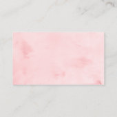 Carte D'accompagnement Flammes de neige d'hiver Fille Baby shower Déchets (Dos)