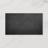 Carte D'accompagnement Flèches blanches sur le site Mariage Chalkboard (Dos)