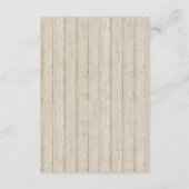 Carte D'accompagnement Flèches Rustiques Boho & Détails Floraux / Directi (Dos)