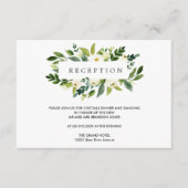 Carte D'accompagnement Fleur Blanche | Enclosure pour Réception de MARIAG (Devant)