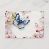 Carte D'accompagnement Fleur de cerise (Dos)