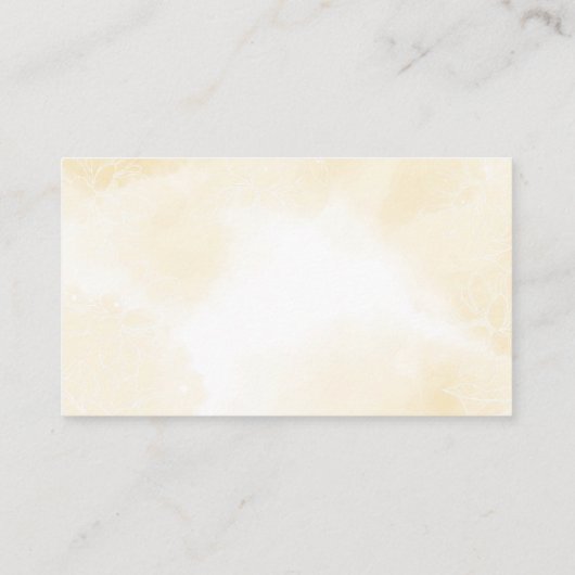 Carte D'accompagnement Fleur Ethereal Magnolia, Détails Mariage (Dos)