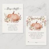 Carte D'accompagnement Fleur fleur sauvage Wreath Aquarelle Déchets Raffi (Devant / Derrière)