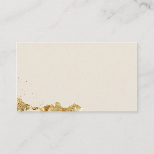 Carte D'accompagnement Fleur sauvage Automne Élégant Bébé Fille Douche li (Dos)