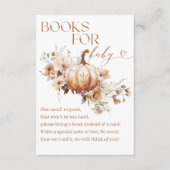 Carte D'accompagnement Fleur sauvage citrouille Boho Fall Baby shower boo (Devant)