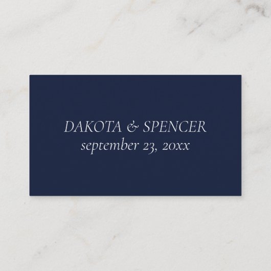 Carte D'accompagnement Fleur sauvage | Classic Blue Bohemian Flowers Webs (Dos)