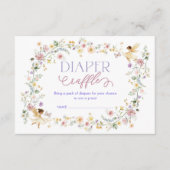 Carte D'accompagnement Fleur sauvage de fée de printemps Jardin Barreau d (Devant)