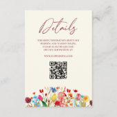 Carte D'accompagnement Fleur sauvage Fleur Fleur Florale Détails du Maria (Devant)