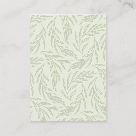 Carte D'accompagnement Fleur sauvage Floral RSVP QR Code Mariage (Dos)