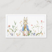 Carte D'accompagnement Fleur sauvage Peter le rabat de couche de lapin (Dos)