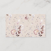 Carte D'accompagnement Fleur sauvage Quelle est la taille du jeu du ventr (Dos)