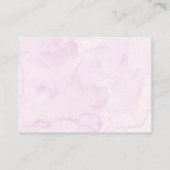 Carte D'accompagnement Fleur sauvage rose violet Devine Combien De Jeu De (Dos)