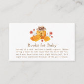 Carte D'accompagnement Fleur sauvage Rustique Honey Bee Livres Pour Baby  (Devant)
