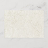 Carte D'accompagnement Fleur sauvage Wild Meadow Détails du Mariage (Dos)