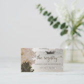 Carte D'accompagnement Fleurs de bateau à voile registre de plage Enclosu (Debout devant)