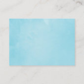 Carte D'accompagnement Fleurs de cerise Baby shower floral Feuillards Raf (Dos)