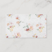 Carte D'accompagnement Fleurs De Jardin Roses Vierges S'Il Vous Plaît App (Dos)