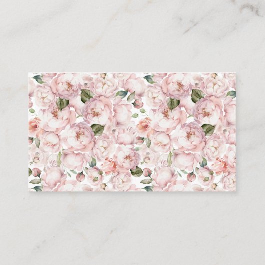 Carte D'accompagnement Fleurs De Jardin Roses Vierges S'Il Vous Plaît App (Dos)