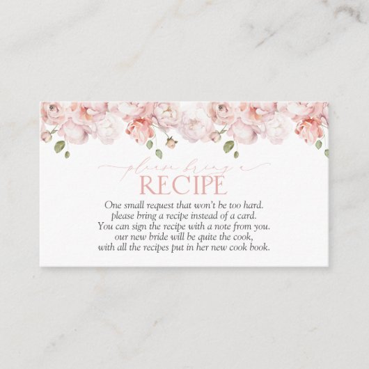 Carte D'accompagnement Fleurs De Jardin Roses Vierges S'Il Vous Plaît App (Devant)