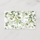 Carte D'accompagnement Fleurs de marguerite sauvage baby shower tombole d (Dos)