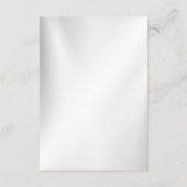 Carte D'accompagnement Fleurs de mariage cloches Rubans bleu rose Beau (Dos)