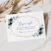 Carte D'accompagnement Fleurs de marine, Fleurs bleues, Boho, Déchets