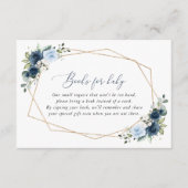 Carte D'accompagnement Fleurs De Marine, Fleurs Bleues, Boho, Livres Pour (Devant)