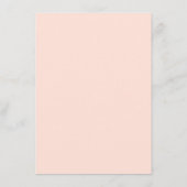 Carte D'accompagnement Fleurs de paisley rose et marron (Dos)