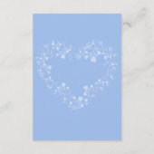 Carte D'accompagnement Fleurs de printemps rayonnantes (Dos)