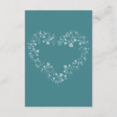 Carte D'accompagnement Fleurs de printemps rayonnantes (Dos)