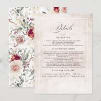 Fleurs d'ombrage de terre Elegant Boho Détails du