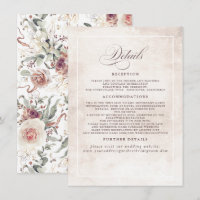 Fleurs d'ombrage de terre Elegant Boho Détails du 