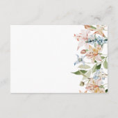 Carte D'accompagnement Fleurs printanières (Dos)