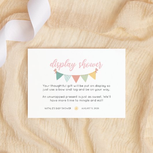 Carte D'accompagnement Fleurs printanières Papillon rose Fille Affichage