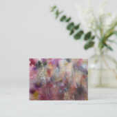 Carte D'accompagnement Fleurs sauvages abstraites (Debout devant)