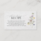 Carte D'accompagnement Fleurs sauvages D'Été Botanique S'Il Vous Plaît Ap (Devant)