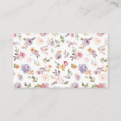 Carte D'accompagnement Fleurs sauvages devinez combien de baisers jeu nup (Dos)