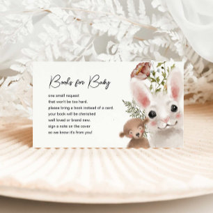 Carte D'accompagnement Fleurs sauvages et animaux des bois Demande de rés