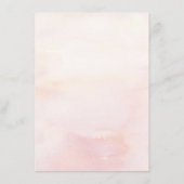 Carte D'accompagnement Fleurs tropicales roses Informations Mariages (Dos)