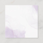 Carte D'accompagnement Fleurs Violettes Rustiques Dans Un Pot En Verre Ma (Dos)
