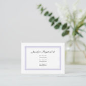 Carte D'accompagnement Floral Baby Girl Registry Card - Baby Lilac (Debout devant)