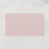 Carte D'accompagnement Floral Blush & Dusty Rose S'Il Vous Plaît Apporter (Dos)